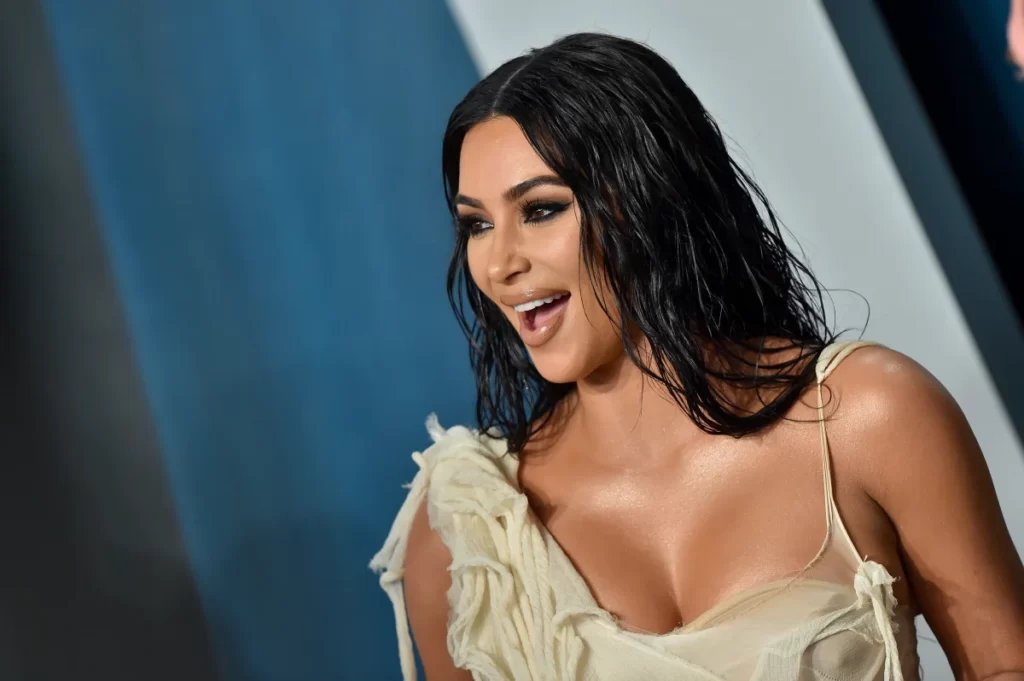 Kim Kardashian at the 2020 Vanity Fair Oscar Party Hosted By Radhika Jones. Photo: Axelle/Bauer-Griffin/FilmMagic/Getty Images