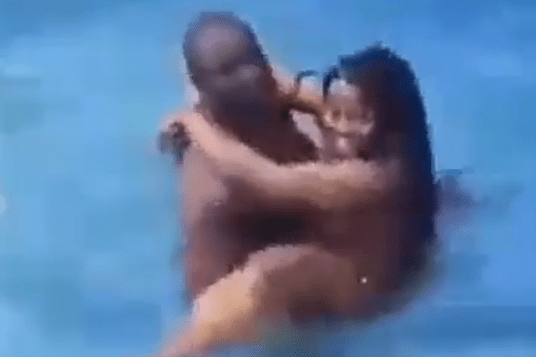 Watch Pastor's Daughter doing the most in the pool